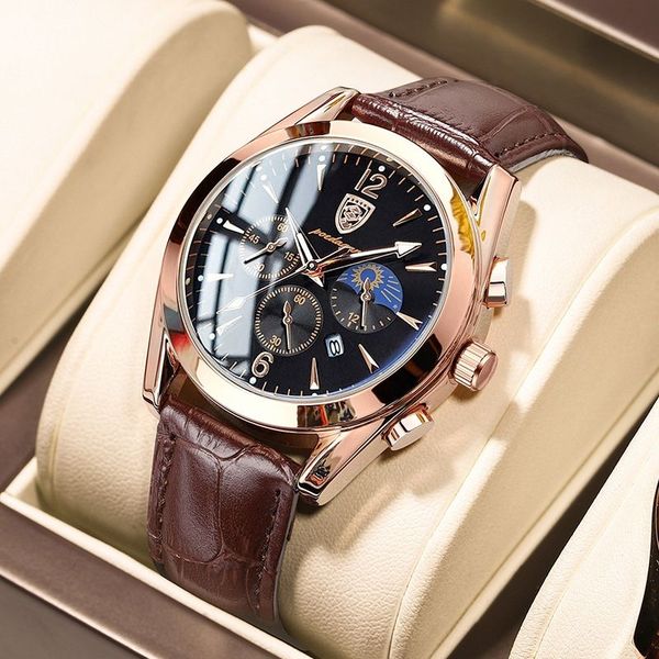 luxury 2023 fashion swiss brand new multi-functional men's watch waterproof fashion quartz watch popular style leather luminous, Slivery;black
luxury 2023 fashion swiss brand new multi-functional men's watch waterproof fashion quartz watch popular style leather luminous, Slivery;black