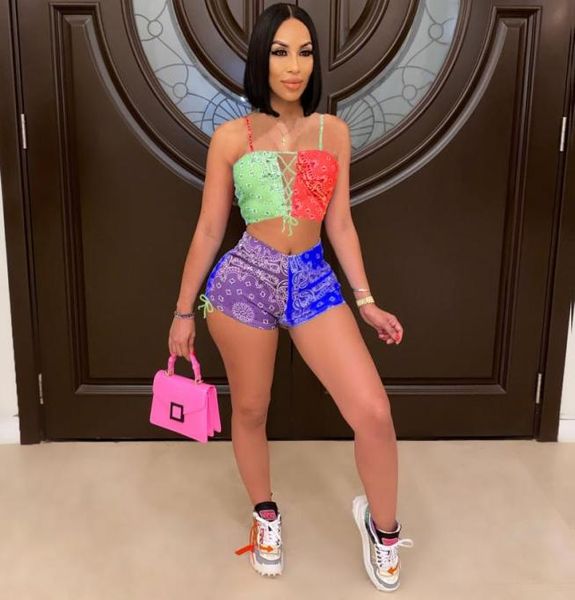 splicing bandana print 2 pieces sport sets hollow bodycon short rompers summer clothes for women night club outfits 2021 wome1742554, Gray
splicing bandana print 2 pieces sport sets hollow bodycon short rompers summer clothes for women night club outfits 2021 wome1742554, Gray