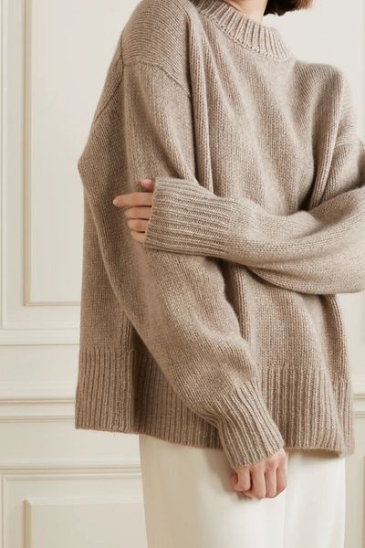women's sweaters pure cashmere thickened round neck loose profile knitted pullover sweater autumn and winter 230803, White;black
women's sweaters pure cashmere thickened round neck loose profile knitted pullover sweater autumn and winter 230803, White;black