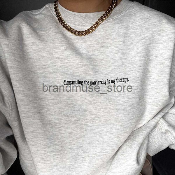 womens hoodies sweatshirts dismantling the patriarchy is my therapy girl power light gary spring sweatshirts long sleeve cotton crewneck fem, Black
womens hoodies sweatshirts dismantling the patriarchy is my therapy girl power light gary spring sweatshirts long sleeve cotton crewneck fem, Black
