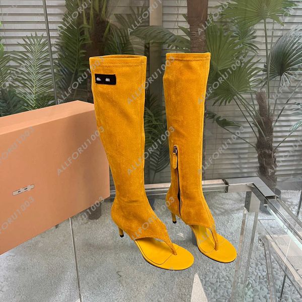 miu design summer high boots women yellow boots flip flops knee high boots tall gladiator thigh high white booties thin heel party shoes poi, Black
miu design summer high boots women yellow boots flip flops knee high boots tall gladiator thigh high white booties thin heel party shoes poi, Black
