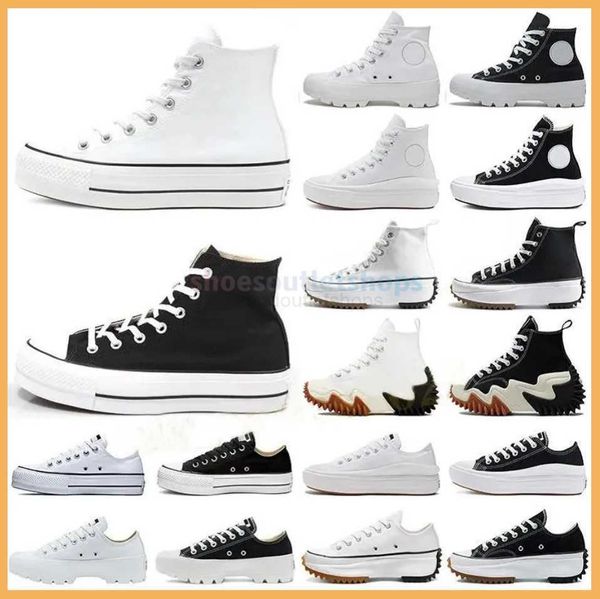 canvas shoes sneaker men women shoes casual shoes sneaker thick bottom platform shoes designer black white run star motion shoes