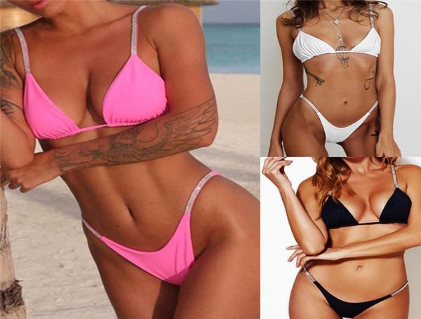 shiny crystal swimming wear women triangle bathing suit high waist diamond bikini luxury rhine beachwear7754491, White;black
shiny crystal swimming wear women triangle bathing suit high waist diamond bikini luxury rhine beachwear7754491, White;black