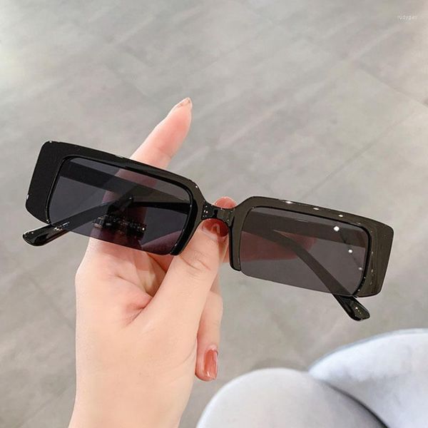 sunglasses est design semi-rimless women men 2023 small rectangle sun glasses half frame48, White;black
sunglasses est design semi-rimless women men 2023 small rectangle sun glasses half frame48, White;black