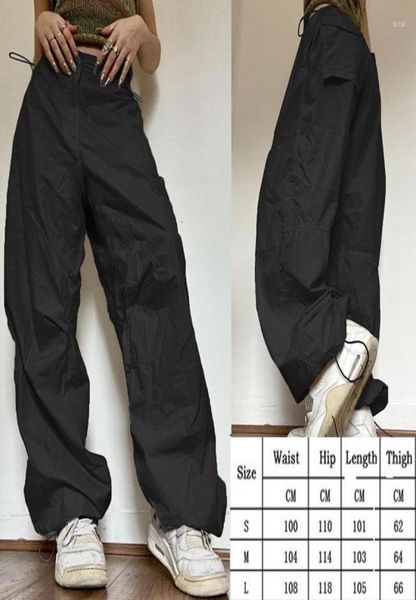 women039s pants y2k clothing oversized drawstring low waist parachute loose fit sweatpants trousers women jogger cargo streetwe3036260, Black;white
women039s pants y2k clothing oversized drawstring low waist parachute loose fit sweatpants trousers women jogger cargo streetwe3036260, Black;white