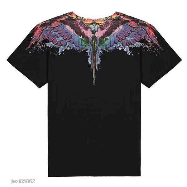 men's and women's short-sleeved mb cotton wings printed loose round neck water drop feather half-sleeved t-shirts 12s1s1, White;black
men's and women's short-sleeved mb cotton wings printed loose round neck water drop feather half-sleeved t-shirts 12s1s1, White;black