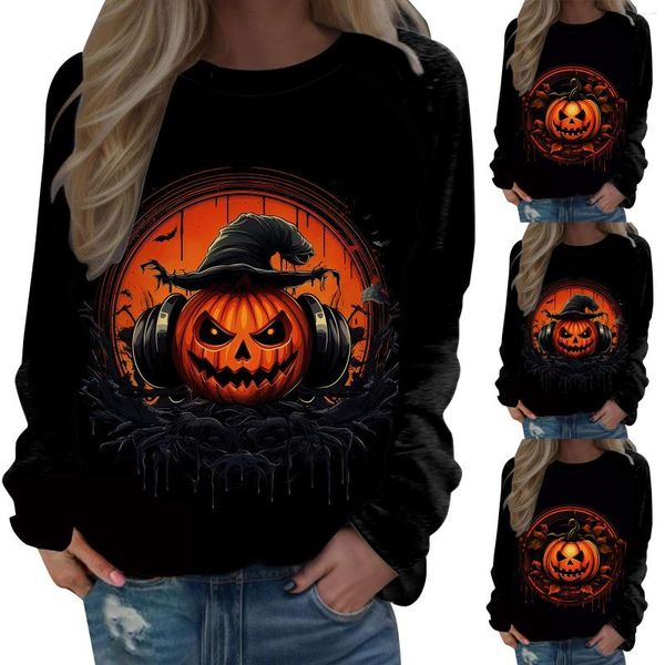women's hoodies halloween printed fashionable casual long pullover sweaters office with hood colla women, Black
women's hoodies halloween printed fashionable casual long pullover sweaters office with hood colla women, Black