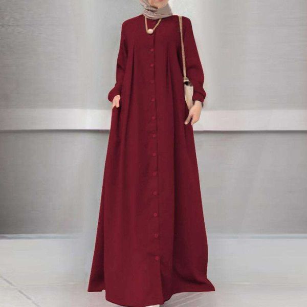 muslim long dress large size womens clothing wholesale autumn loose temperament robe for commutes, Black;gray
muslim long dress large size womens clothing wholesale autumn loose temperament robe for commutes, Black;gray