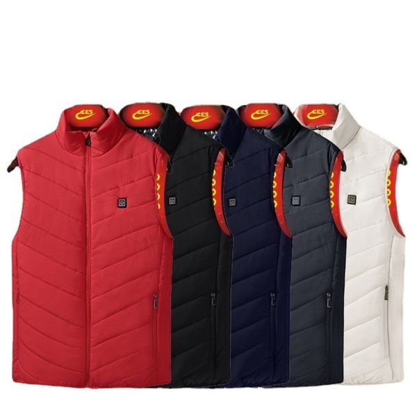 men's vests utdoor heated vest men women winter sleevless usb heating jacket stand collar heating thermal waistcoat hiking coat 230803, Black;white
men's vests utdoor heated vest men women winter sleevless usb heating jacket stand collar heating thermal waistcoat hiking coat 230803, Black;white