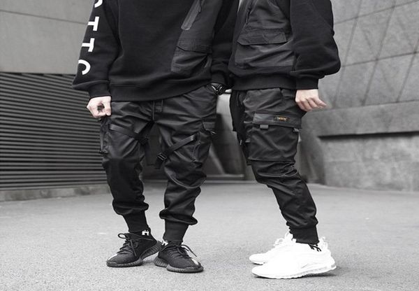 men ribbons block black pocket cargo pants harem joggers harajuku sweatpant hip hop tatical trousers selling6123380
men ribbons block black pocket cargo pants harem joggers harajuku sweatpant hip hop tatical trousers selling6123380