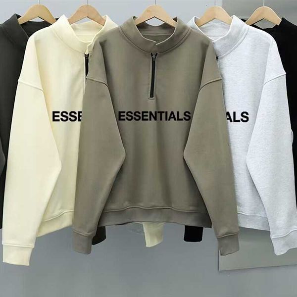 fashion men eentials half zip stand collar sweatshirt silica gel print hoodie loose hip hop streetwear pullover, Black
fashion men eentials half zip stand collar sweatshirt silica gel print hoodie loose hip hop streetwear pullover, Black