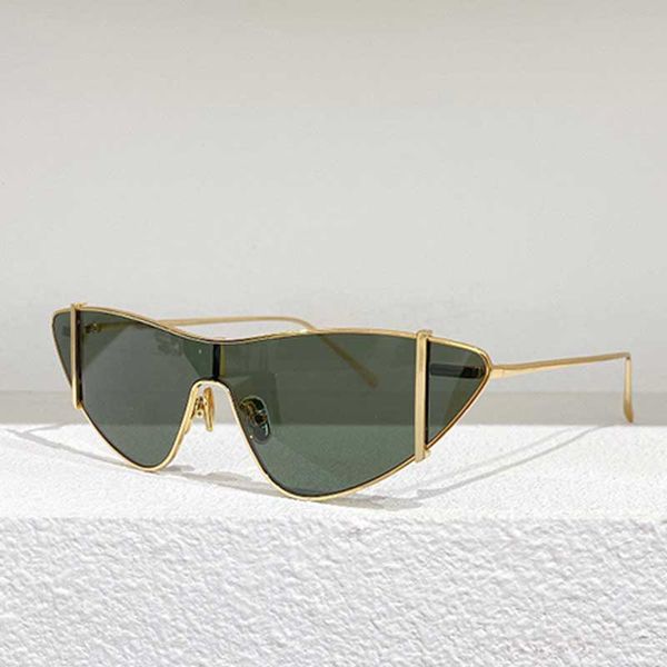 womens designer cat eye sunglasses sl536 gold metal frame brown green lens pilot lady fashion casual glasses with original box, White;black
womens designer cat eye sunglasses sl536 gold metal frame brown green lens pilot lady fashion casual glasses with original box, White;black