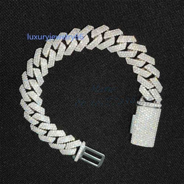 14mm hip hop jewelry cuban bracelet for women luxury moissanite diamond cuban link custom hip hop necklace pass diamond test, Silver
14mm hip hop jewelry cuban bracelet for women luxury moissanite diamond cuban link custom hip hop necklace pass diamond test, Silver