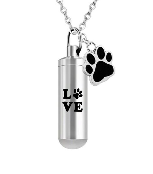 ashes for love pet paws print stainless steel keepsake pendant cylinder ashes cremation urn jewelry necklace9960526, Silver
ashes for love pet paws print stainless steel keepsake pendant cylinder ashes cremation urn jewelry necklace9960526, Silver