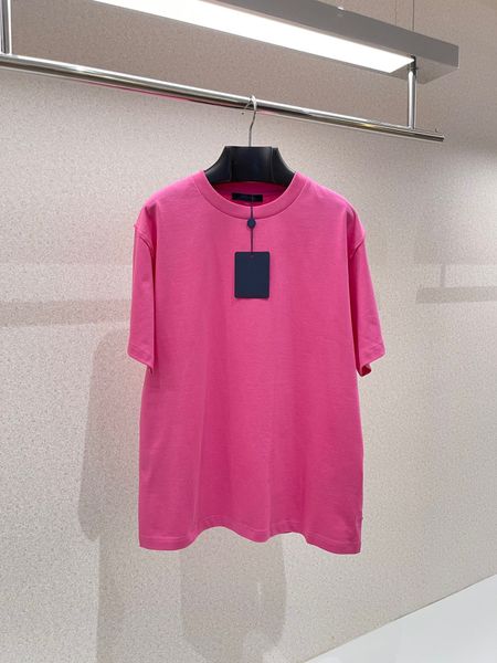 2023 spring/summer trendy pink short sleeve t-shirt, White;black 
2023 spring/summer trendy pink short sleeve t-shirt, White;black