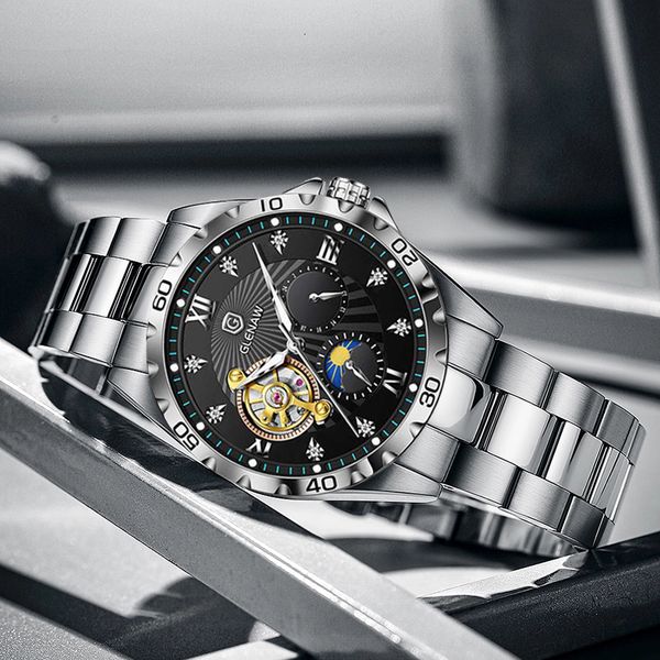wristwatches glenaw design watches mechanical automatic watch men sport clock casual business wristwatch relojes hombre 230802, Slivery;brown
wristwatches glenaw design watches mechanical automatic watch men sport clock casual business wristwatch relojes hombre 230802, Slivery;brown