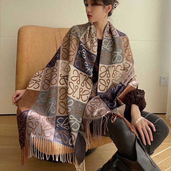 classic designer cashmere scarf for women in autumn and winter new core spun yarn with gold thread soft large shawl double-sided warm, Blue;gray
classic designer cashmere scarf for women in autumn and winter new core spun yarn with gold thread soft large shawl double-sided warm, Blue;gray