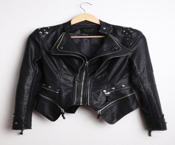 whole south korea women039s new autumn fashion rivet jacket short design motorcycle pu leather zipper jackets large size s5492862, Black
whole south korea women039s new autumn fashion rivet jacket short design motorcycle pu leather zipper jackets large size s5492862, Black