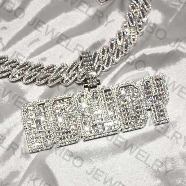 kibo bust down name letter hip hop jewelry for men iced out charm vvs1 d colour emerald baguette cut moissanite pendant, Silver
kibo bust down name letter hip hop jewelry for men iced out charm vvs1 d colour emerald baguette cut moissanite pendant, Silver