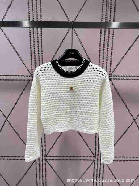 women's knits & tees designer early autumn new hollow out color matching knitted with triumphal arch upper body super sweet style 4wx8, White
women's knits & tees designer early autumn new hollow out color matching knitted with triumphal arch upper body super sweet style 4wx8, White