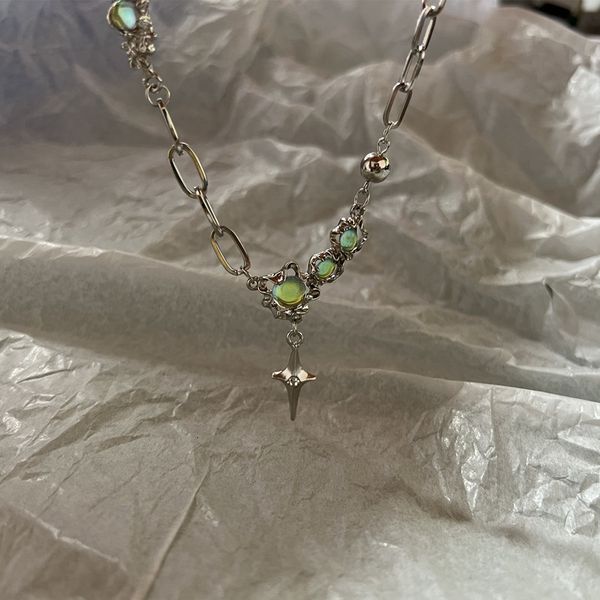 pendant necklaces crystal opal liquid metal necklace for women clavicle chain geometric irregular vintage choker y2k jewelry accessories 230, Silver
pendant necklaces crystal opal liquid metal necklace for women clavicle chain geometric irregular vintage choker y2k jewelry accessories 230, Silver
