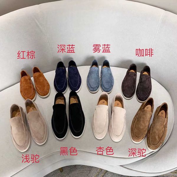 yidan loro * piana new women's versatile lp suede slip-on shoe british style slip on lazy men's casual shoes, Black
yidan loro * piana new women's versatile lp suede slip-on shoe british style slip on lazy men's casual shoes, Black