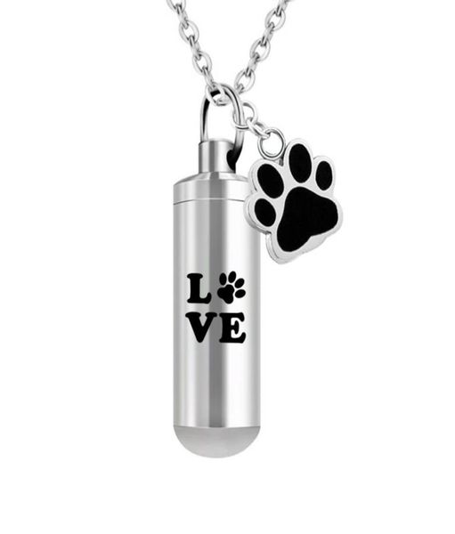 ashes for love pet paws print stainless steel keepsake pendant cylinder ashes cremation urn jewelry necklace9469704, Silver
ashes for love pet paws print stainless steel keepsake pendant cylinder ashes cremation urn jewelry necklace9469704, Silver