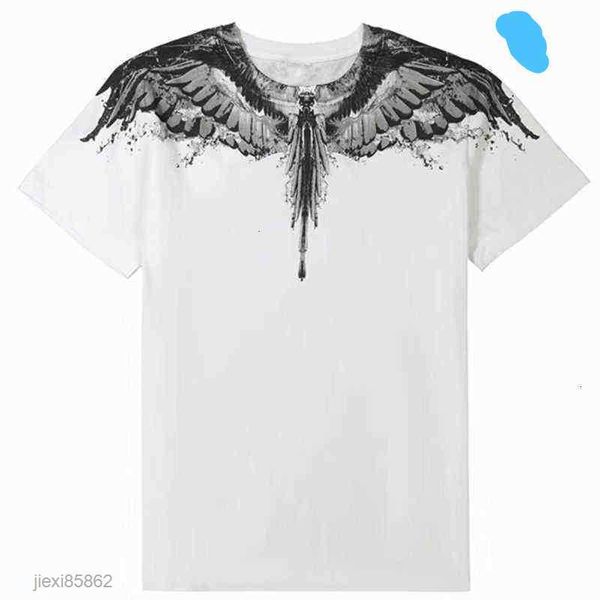 men's and women's short-sleeved mb cotton wings printed loose round neck water drop feather half-sleeved t-shirt 4s1s1111, White;black
men's and women's short-sleeved mb cotton wings printed loose round neck water drop feather half-sleeved t-shirt 4s1s1111, White;black