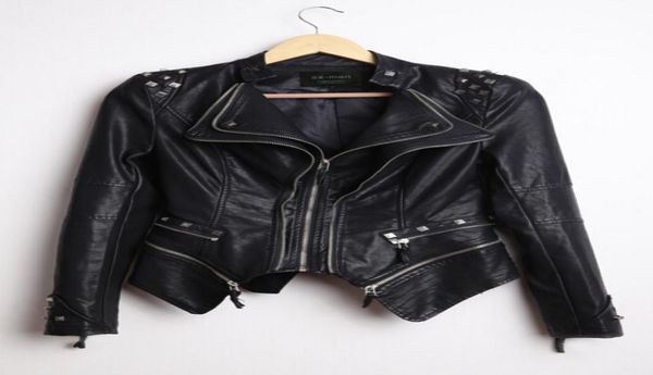 whole south korea women039s new autumn fashion rivet jacket short design motorcycle pu leather zipper jackets large size s4059150, Black
whole south korea women039s new autumn fashion rivet jacket short design motorcycle pu leather zipper jackets large size s4059150, Black