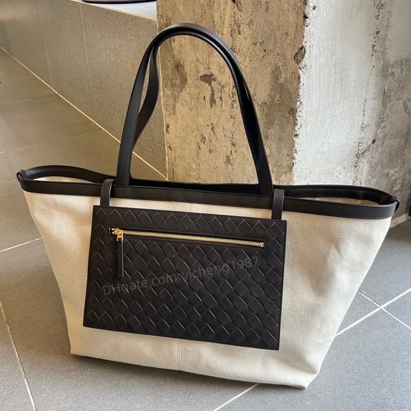 10a bv's designer tote bag 38cm 30cm intrecciato canvas tote handbag luxury level replication shopping bag with dust bag ing, Black;red
10a bv's designer tote bag 38cm 30cm intrecciato canvas tote handbag luxury level replication shopping bag with dust bag ing, Black;red