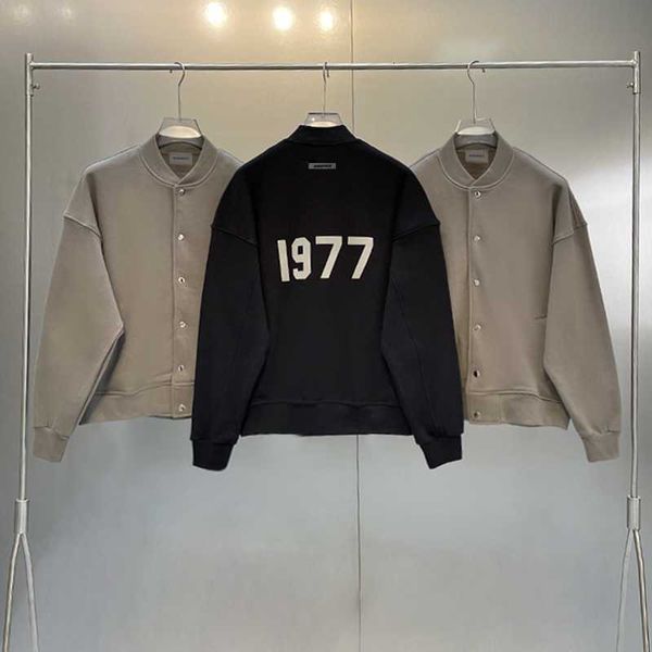 fashion new oversized men's essentils baseball jacket flocking letter coat high street hip hop loose unisex, Black
fashion new oversized men's essentils baseball jacket flocking letter coat high street hip hop loose unisex, Black