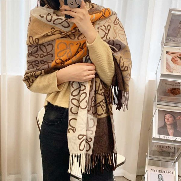 classic designer cashmere warm scarf new korean edition imitation cashmere scarf women's soft glutinous warm tassel winter versatile pl, Blue;gray
classic designer cashmere warm scarf new korean edition imitation cashmere scarf women's soft glutinous warm tassel winter versatile pl, Blue;gray