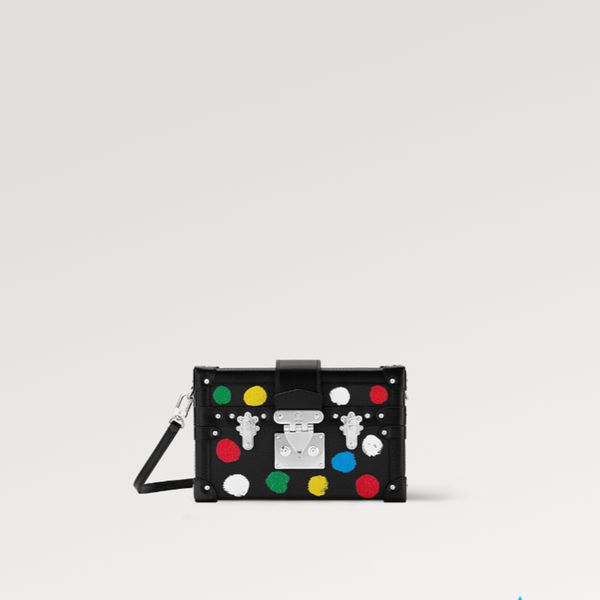 explosion women's shoulder bag yk petite malle m21621 mini-trunk black 3d painted dots print s lock magnetic closure taurillon bull cal
explosion women's shoulder bag yk petite malle m21621 mini-trunk black 3d painted dots print s lock magnetic closure taurillon bull cal