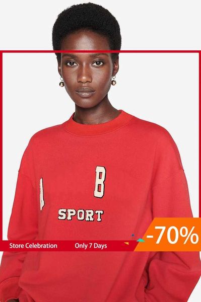 anine 23ss bing women desginer fashion classic cotton hoodies sweatshirt new a bing letter embroidered loose fleece sweater round neck hoodi, Black 
anine 23ss bing women desginer fashion classic cotton hoodies sweatshirt new a bing letter embroidered loose fleece sweater round neck hoodi, Black