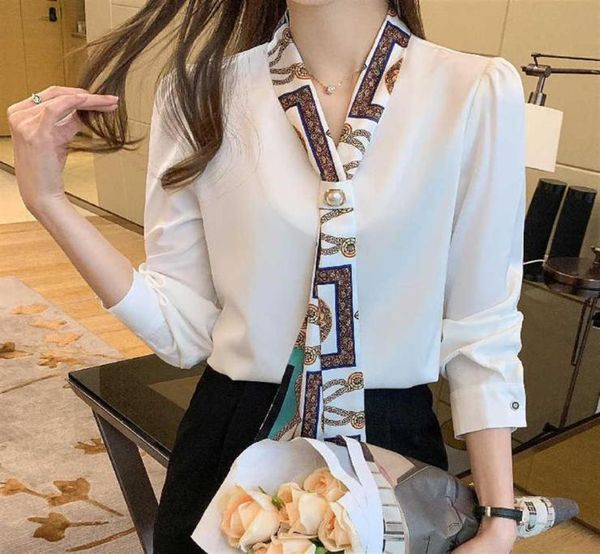 scarf collar shirts woman long sleeve chiffon blouse women 2021 new spring blouses casual white green puff sleeve shirt femme x0704412501
scarf collar shirts woman long sleeve chiffon blouse women 2021 new spring blouses casual white green puff sleeve shirt femme x0704412501