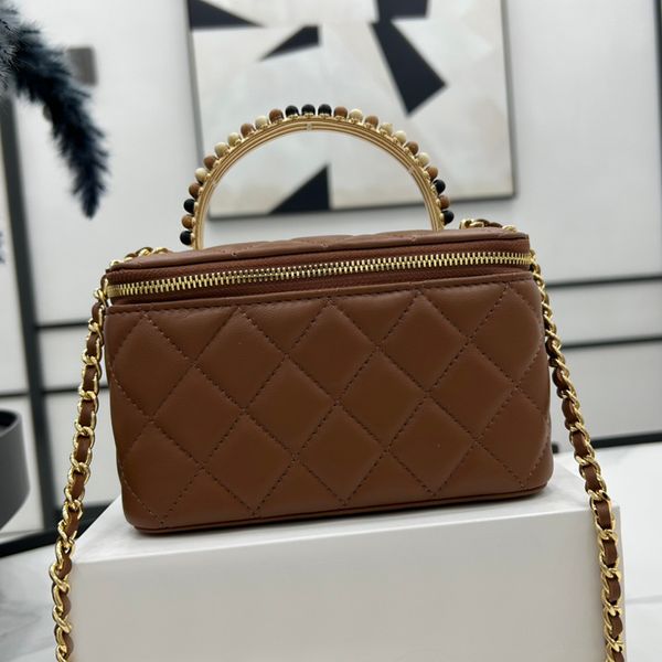 23a lambskin vanity case designer chain bag 16cm luxury shoulder bag high imitation crossbody bag with box zc000
23a lambskin vanity case designer chain bag 16cm luxury shoulder bag high imitation crossbody bag with box zc000