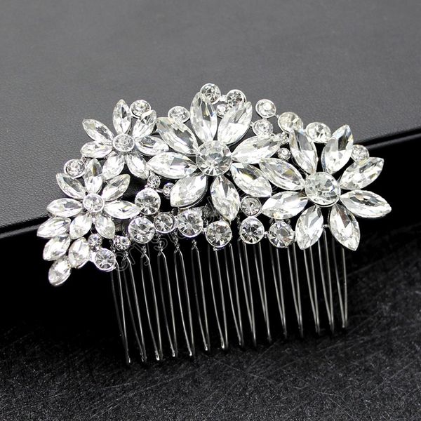 bridal hair comb wedding tiaras rhinestone alloy hairpin fashion girls daily headpiece for women noiva wedding hair jewelry, Slivery;white
bridal hair comb wedding tiaras rhinestone alloy hairpin fashion girls daily headpiece for women noiva wedding hair jewelry, Slivery;white