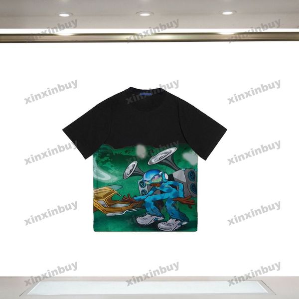 xinxinbuy men designer tee t shirt 23ss paris graffiti people printing short sleeve cotton women white blue green s-xl, Black;brown
xinxinbuy men designer tee t shirt 23ss paris graffiti people printing short sleeve cotton women white blue green s-xl, Black;brown