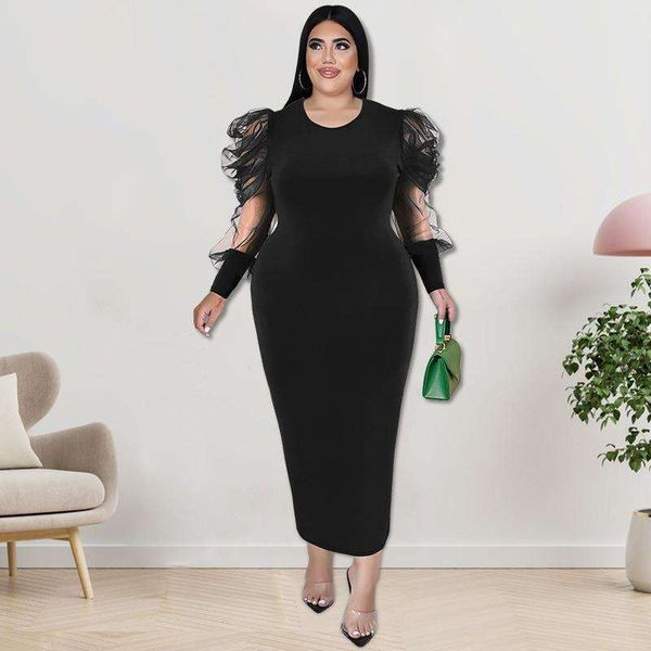 item large size autumn womens clothing wholesale round neck long sleeve net dress source factory, Black;gray
item large size autumn womens clothing wholesale round neck long sleeve net dress source factory, Black;gray