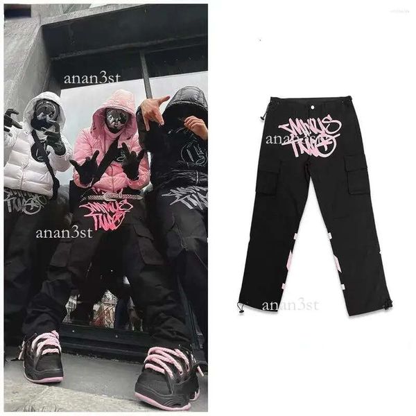 men's cargo pants minus haruku minustwo casual loose punk rock straight wide leg two trouser streetwear y2k retro street trend overalls, Black
men's cargo pants minus haruku minustwo casual loose punk rock straight wide leg two trouser streetwear y2k retro street trend overalls, Black