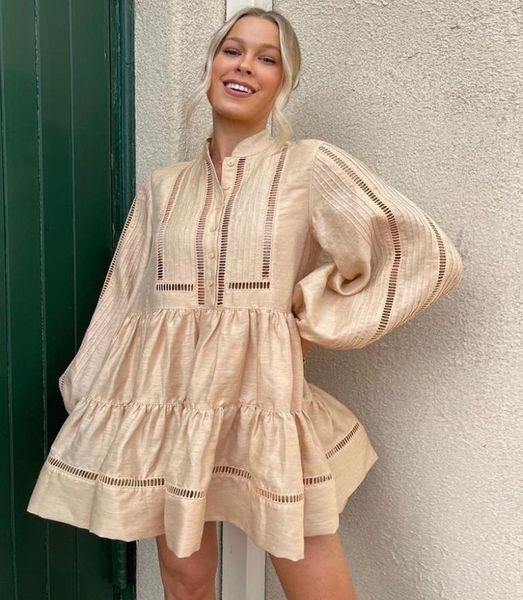 casual dresses delocah spring women fashion designer big swing mini dress lantern sleeve with belt hollow out solid2510683, Black;gray
casual dresses delocah spring women fashion designer big swing mini dress lantern sleeve with belt hollow out solid2510683, Black;gray