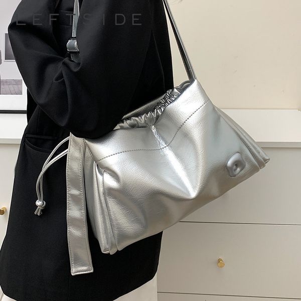 evening bags leftside silver leather crossbody bags for women luxury y2k fashion solid color shoulder side bag female handbags 230803
evening bags leftside silver leather crossbody bags for women luxury y2k fashion solid color shoulder side bag female handbags 230803