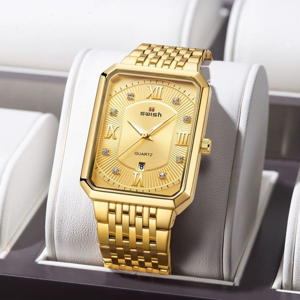 luxury 2023 fashionable new rectangular men's watch stainless steel belt simple sports calendar quartz watch waterproof watch electroni, Slivery;black
luxury 2023 fashionable new rectangular men's watch stainless steel belt simple sports calendar quartz watch waterproof watch electroni, Slivery;black