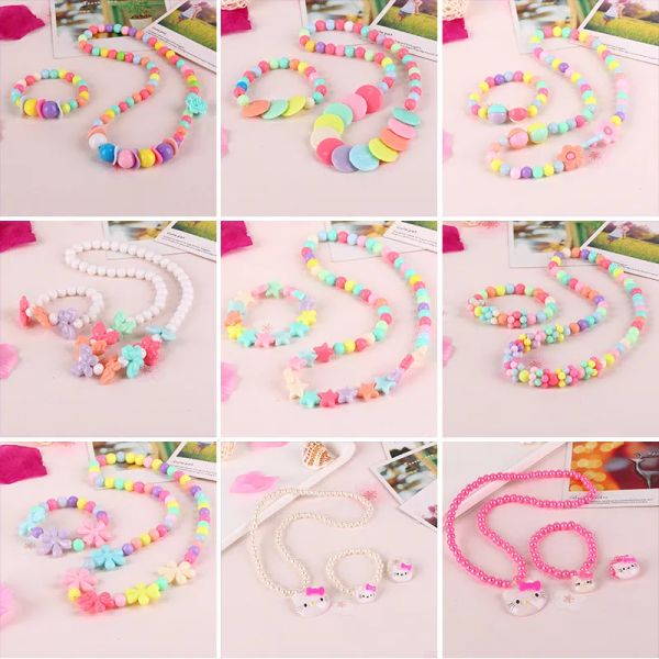 children colorful beads necklace suit jewelry flower butterfly pattern kids fashion acrylic chain braceletzz, Red;brown
children colorful beads necklace suit jewelry flower butterfly pattern kids fashion acrylic chain braceletzz, Red;brown