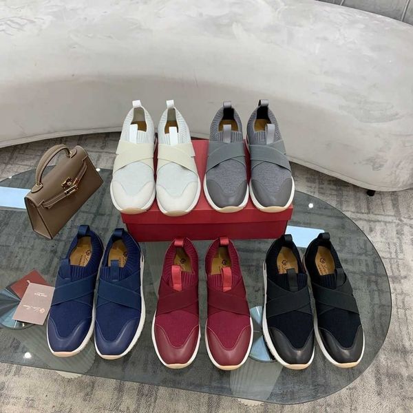 loro piana the new men's and women's low knitted sleeve is a versatile trend for casual sports shoes, Black
loro piana the new men's and women's low knitted sleeve is a versatile trend for casual sports shoes, Black