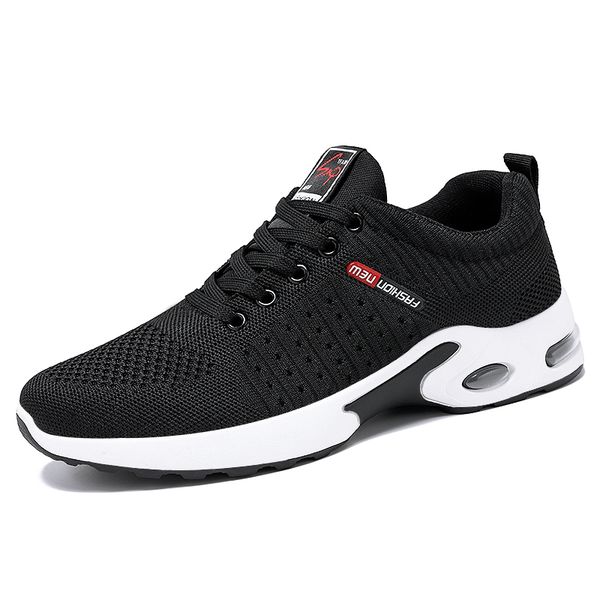 athletic running shoes mens trainers mesh sneakers triple black grey sneaker outdoor sports shoe, White;red
athletic running shoes mens trainers mesh sneakers triple black grey sneaker outdoor sports shoe, White;red