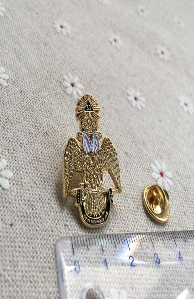 10pcslot masonry brooches and pins masonic lapel pin gold plated quality deus meumque jus 33rd crown owl masonic badge h01475727005516313, Gray
10pcslot masonry brooches and pins masonic lapel pin gold plated quality deus meumque jus 33rd crown owl masonic badge h01475727005516313, Gray