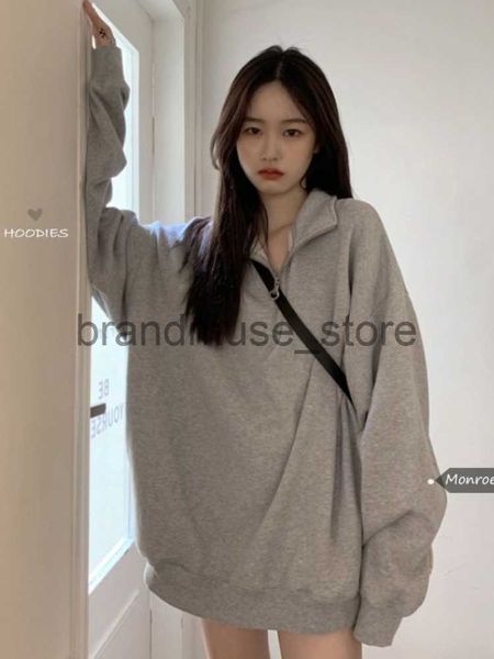 womens hoodies sweatshirts deeptown korean fashion gray oversized sweatshirts women harajuku zip up hoodie vintage loose casual polo collar, Black
womens hoodies sweatshirts deeptown korean fashion gray oversized sweatshirts women harajuku zip up hoodie vintage loose casual polo collar, Black