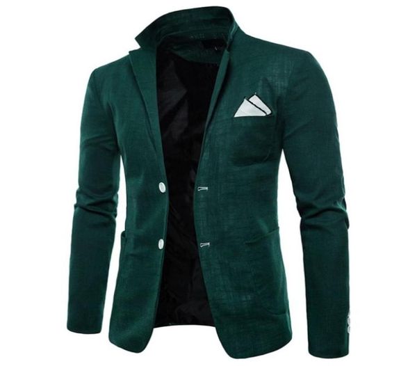men039s cotton linen blazer jacket slim fit single breasted costume homme casual party blazer for male9160807, White;black
men039s cotton linen blazer jacket slim fit single breasted costume homme casual party blazer for male9160807, White;black