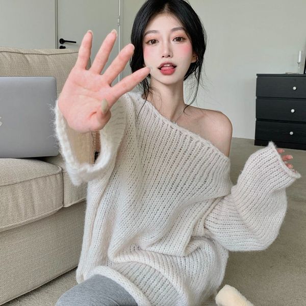 women's sweaters students knitting female casual autumn loose pullover hollow out holiday elegant comfortable 230803, White;black
women's sweaters students knitting female casual autumn loose pullover hollow out holiday elegant comfortable 230803, White;black